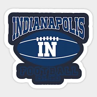 Indianapolis Football Team Sticker